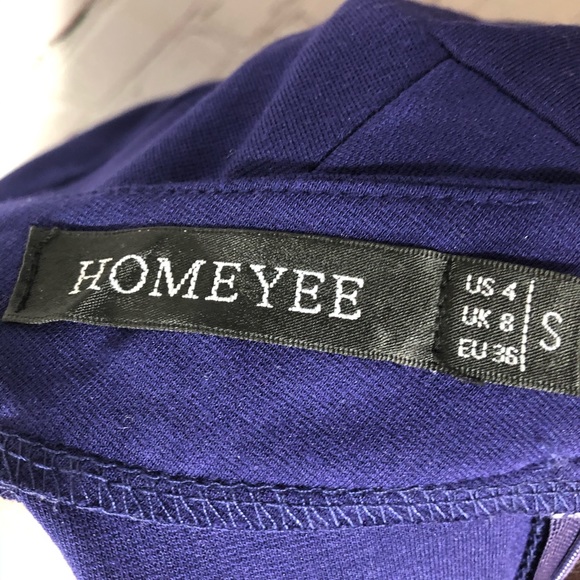 Vintage Vibe Bodycon Midi Short Sleeve Floral Dress Homeyee Spring/Summer Small - Picture 7 of 7